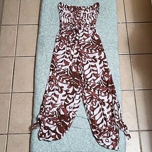 NWT MSK Strapless Jumpsuit